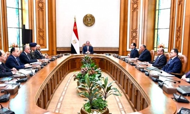 FILE Photo - President Abdel Fatah al Sisi chairs meeting of National Security Council
