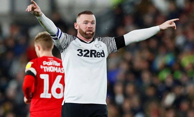 Soccer Football - Championship - Derby County v Barnsley - Pride Park, Derby, Britain - January 2, 2020 Derby County's Wayne Rooney Action Images via Reuters/Jason Cairnduff