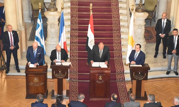 Foreign ministers of Egypt, France, Cyprus and Greece meet in Cairo to discuss regional developments – Press photo