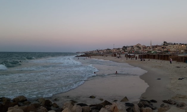 The beach of Al-Arish city in North Sinai - Press Photo
