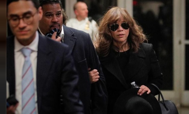 Actor Rosie Perez exits after testifying during film producer Harvey Weinstein's sexual assault trial at New York Criminal Court in the Manhattan borough of New York City, New York, U.S., January 24, 2020. REUTERS/Brendan McDermid