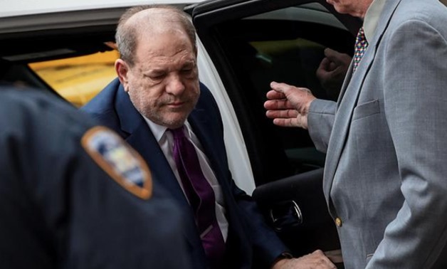 FILE PHOTO: Film producer Harvey Weinstein arrives at New York Criminal Court for his sexual assault trial in the Manhattan borough of New York City, New York, U.S., January 27, 2020. REUTERS/Amr Alfiky