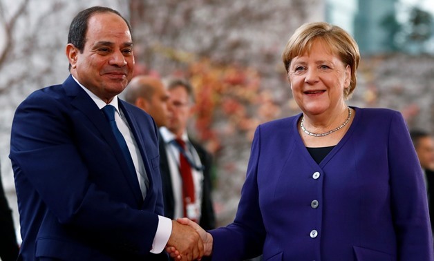 President Sisi meets German Chancellor Angela Merkel in Berlin – Reuters/Fabrizio Bensch