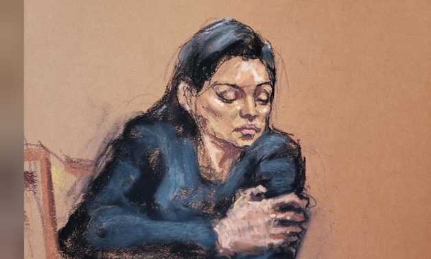 Witness Jessica Mann is questioned by prosecutor Joan Illuzzi-Orbon during film producer Harvey Weinstein's sexual assault trial at New York Criminal Court in the Manhattan borough of New York City, New York, U.S., January 31, 2020 in this courtroom sketc