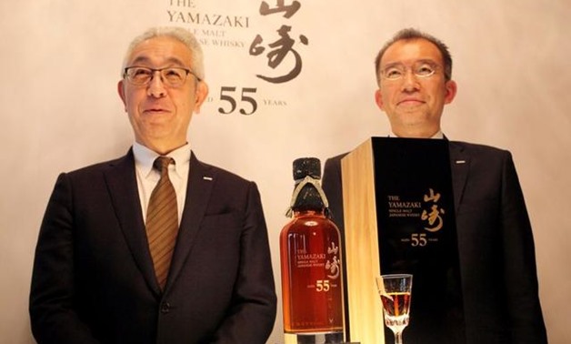 Japan's Suntory Holdings on Thursday unveiled a limited edition 55-year-old Yamazaki single malt whisky, which it will sell for 3 million yen ($27,347.31) a bottle, aiming to bolster its credentials as a premium whisky maker.


