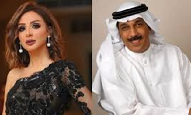 FILE- Prominent singers Angham and Abdallah Al Rowaished.