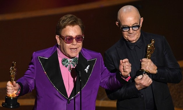 File - Elton John and Bernie Taupin.