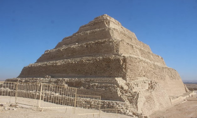 Pyramid of Djoser after restoration - ET