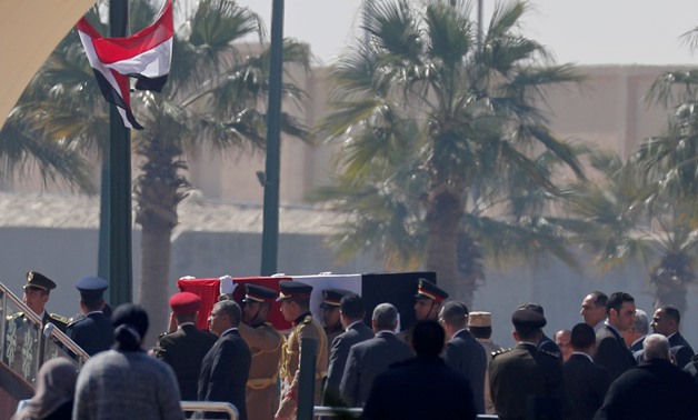 A military funeral is set on Wednesday for former President Hosni Mubarak, who passed away at 91 - Press photo