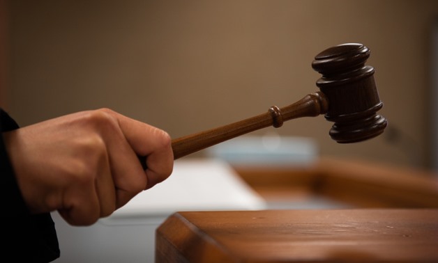FILE - A gavel cracks down in the 56th Fighter Wing Staff Judge Advocate court room, Oct. 11, 2018 at Luke Air Force Base, Ariz – Courtesy of Luke Air Force Base