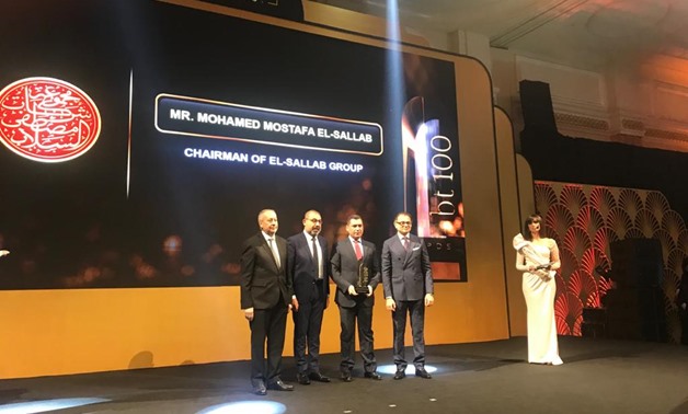 El-Sallab Group has won the top innovative manufacturer award in the Egyptian market  at bt100 Awards - Egypt Today