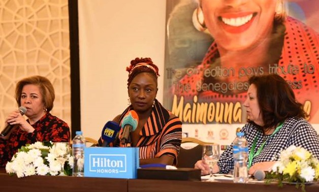 File - Maimouna N'Diaye press conference.
