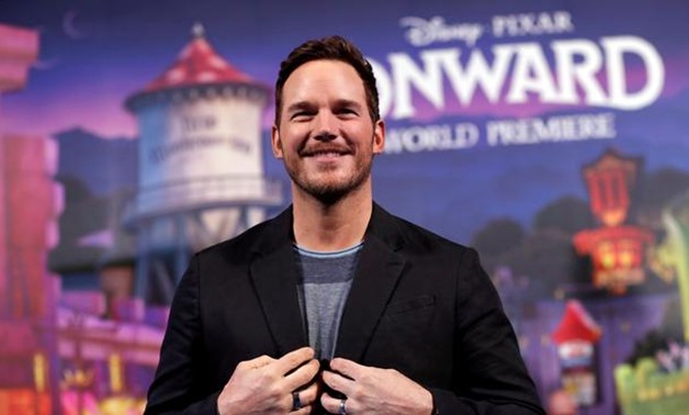 FILE PHOTO: Cast member Chris Pratt poses at the premiere for the film "Onward" in Los Angeles, California, U.S. February 18, 2020. REUTERS/Mario Anzuoni.