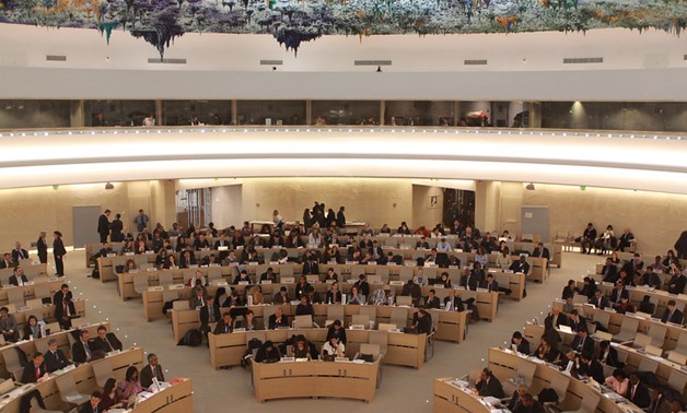 FILE - Human Rights Council, March 11, 2010
