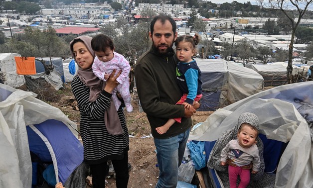 The Moria camp on the island of Lesbos is overcrowded AFP/File
