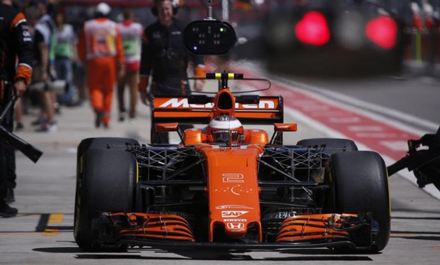 McLaren Honda Formula One driver Stoffel Vandoorne of Belgium 