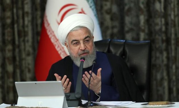 Iranian President Hassan Rouhani speaks during a meeting of the Iranian government task force on the coronavirus, in Tehran, Iran March 21, 2020. Official Presidential website/Handout via REUTERS
