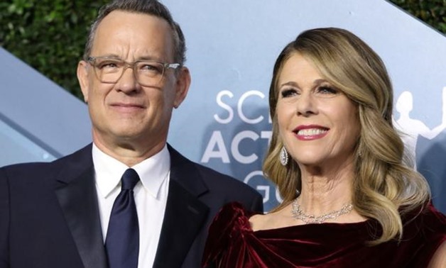 FILE PHOTO: 26th Screen Actors Guild Awards – Arrivals – Los Angeles, California, U.S., January 19, 2020 – Tom Hanks and Rita Wilson. REUTERS/Monica Almeida.