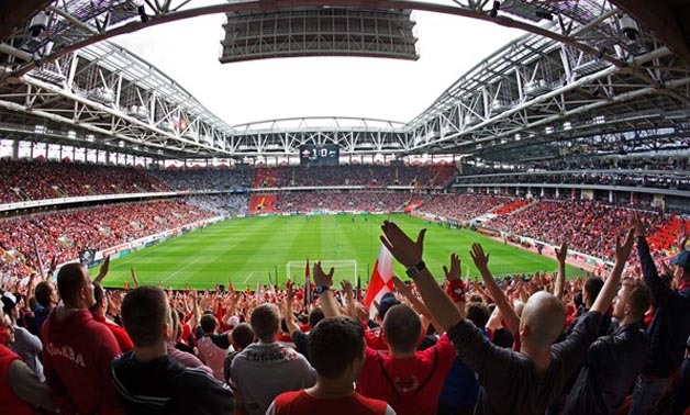 Fans at Spartak Stadium - Moscow - courtesy of FIFA official website