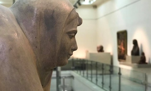 One of Mukhtar’s sculptors held in the Fine Arts Museum in Alexandria - ET