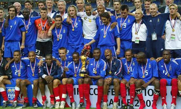 French National Team of 2003- Courtesy of Copa Das confederacoes Website