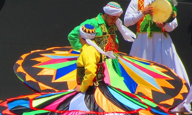 Egyptian folklore Tanoura Dance - Wikimedia commons