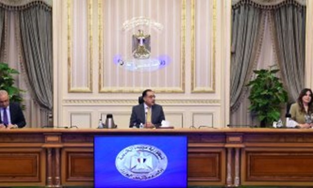 Prime Minister Mostafa Madbouli during a press conference