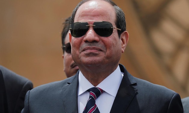 FILE PHOTO: Egyptian President Abdel Fattah al-Sisi attends the opening ceremony of floating bridges and tunnel projects executed under the Suez Canal in Ismailia, Egypt May 5, 2019. REUTERS/Amr Abdallah Dalsh