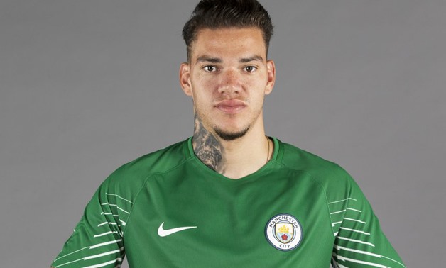 Brazilian goalkeeper Ederson - Press image courtesy Manchester City's official Twitter account