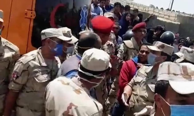 Military funeral for soldiers killed in North Sinai- Egypt Today- Rabab El- Gali 