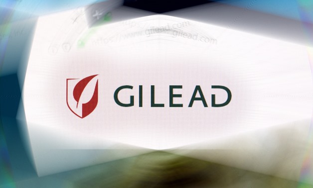 Gilead Sciences logo on company website displayed on computer screen with ripple effect- CC via Flickr/Ivan Radic