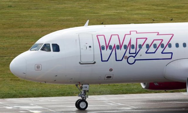 FILE PHOTO - A Wizz Air Airbus A320 from Sofia, Bulgaria taxis to a gate after landing at Luton Airport after Wizz Air resumed flights today on some routes, following the outbreak of the coronavirus disease (COVID-19), Luton, Britain, May 1, 2020. REUTERS