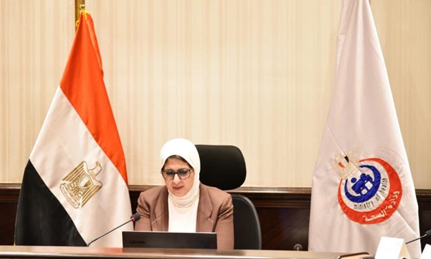 Egyptian Ministry of Health Hala Zayed- press photo