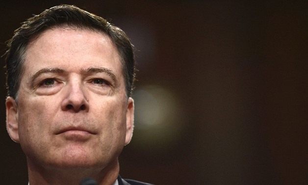 Former FBI Director James Comey kicked-off his Senate testimony with a bid to set the record straight about the state of the bureau he led until he was sacked last month - AFP/Brendan Smialowski
