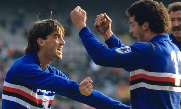 Sampdoria's twin goals, Roberto Mancini-Gianluca Vialli – Wikimedia Commons via Wikipedia