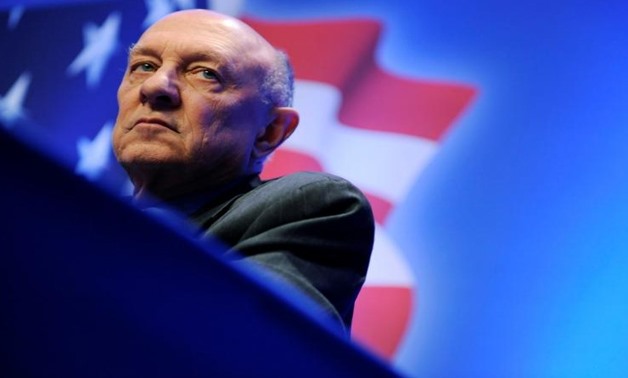 Former director of the U.S. Central Intelligence Agency James Woolsey takes part in a panel discussion on Sharia law at the Conservative Political Action Conference (CPAC) in Washington February 12, 2011. REUTERS/Jonathan Ernst