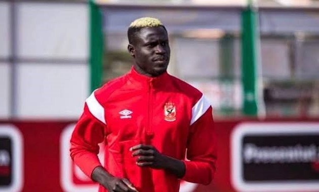 File_ Aliou Badji, photo courtesy of Al Ahly official Twitter account.