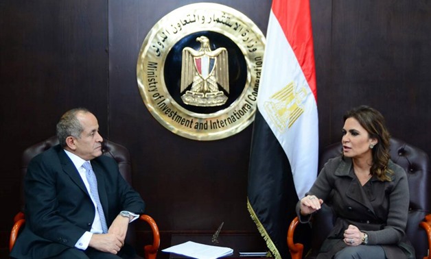 Minister_of_Investment_Sahar_Nasr_with_Jordan_s_ambassador_to_Cairo_Ali_Ayed-_File_Photo