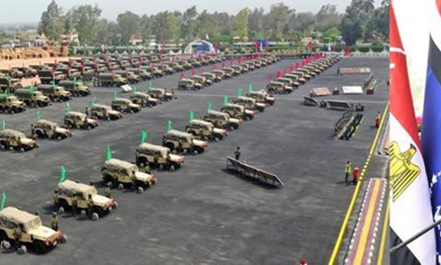 Line-up of Egyptian Paratrooper Forces on May 16, 2020 – Press Photo 