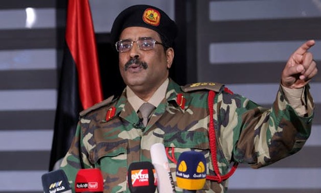 FILE: Spokesman of the Commander-in-Chief of the Libyan Armed Forces, Major General Ahmed Al-Mesmari.