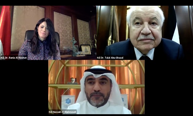 Minister of International Cooperation Dr. Rania Al-Mashat participated in a virtual meeting organized by the Sharjah Research, Technology and Innovation Park (SRTIP) - Egypt Today
