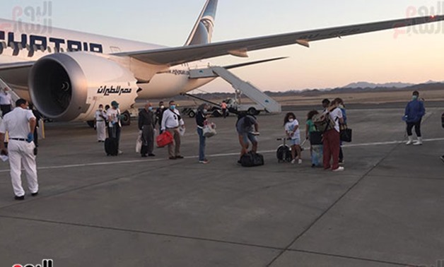 Marsa Alam International Airport continues to receive flights carrying Egyptians back home since an air bridge was launched in April - Egypt Today 