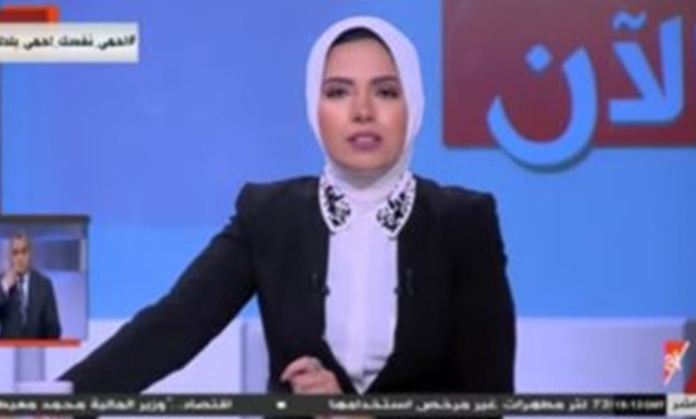 Aya Abdel Rahman - Screenshot from Extra News channel.
