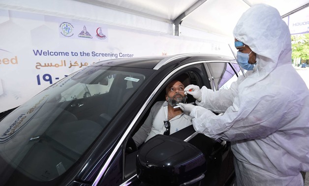 Egypt has established a drive-through coronavirus testing clinic and started testing car drivers – Press photo