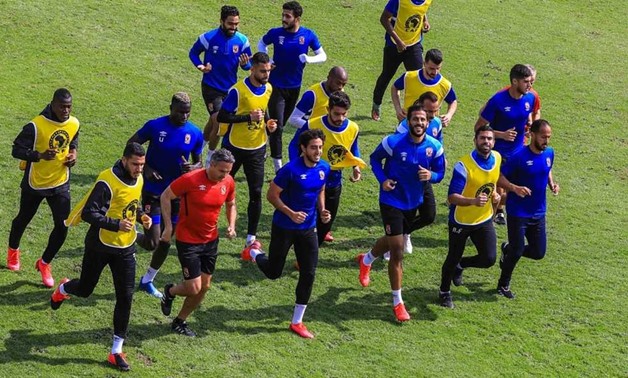 Al Ahly team in training sessions - Archived photo