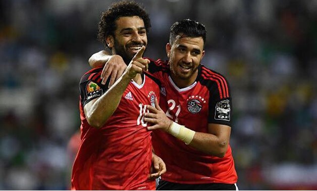 Mohamed Salah (left) - via official Facebook page 