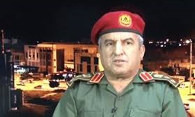 FILE - Commander of Mobilization at the Libyan National Army (LNA) Khaled al-Mahgoub