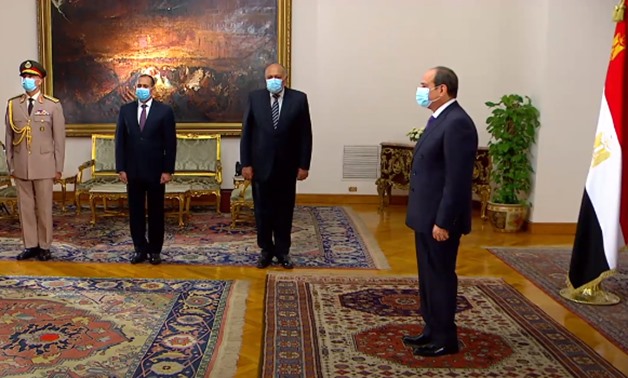 Egypt's President Abdel Fattah El Sisi on Wednesday received the credentials of six ambassadors to Egypt - Presidency