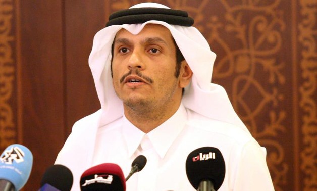 FILE PHOTO: Qatar's Foreign Minister Sheikh Mohammed bin Abdulrahman al-Thani attends a news conference in Doha, Qatar, May 25, 2017 - REUTERS