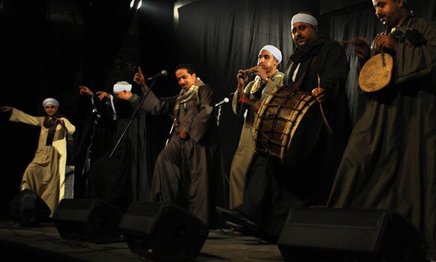 Mazameer el Nile performing at el-Dammah Theatre  – El-Mastaba Facebook page 